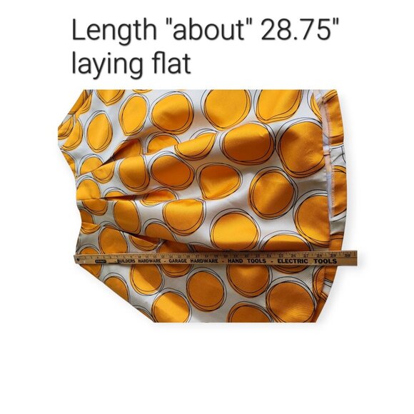 Lane Bryant Pleated Circle Skirt with Abstract Print Size 16 - Picture 7 of 10